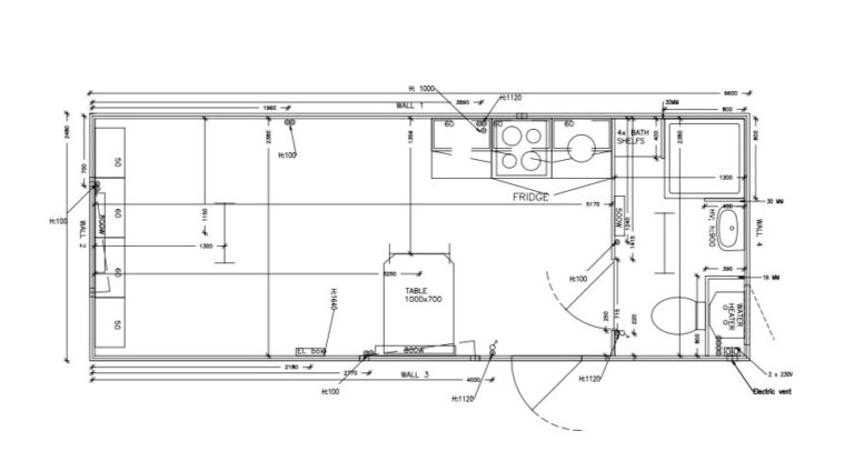 Plattegrond 660 woonunit