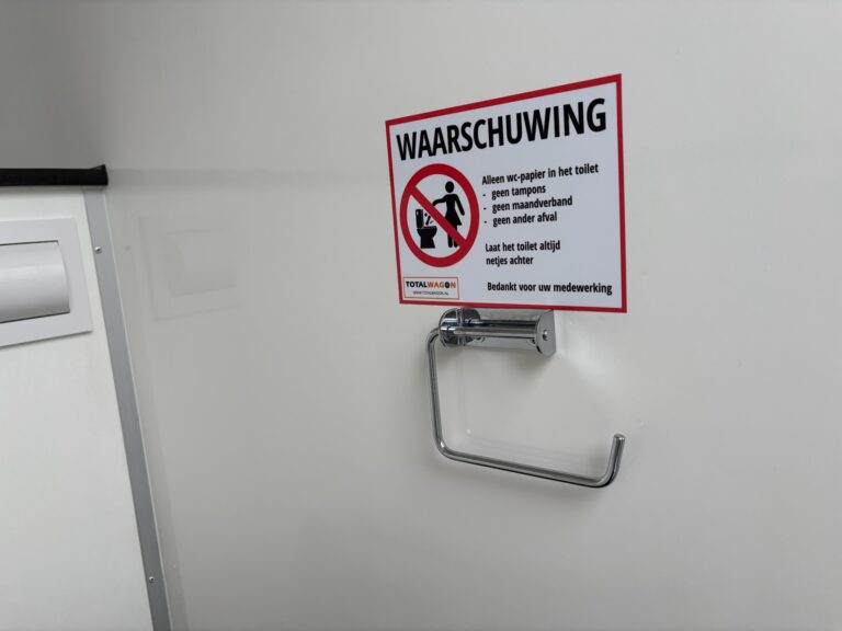 240 - EW Toiletwagen 1-1-1 met vermalers - Luxe model