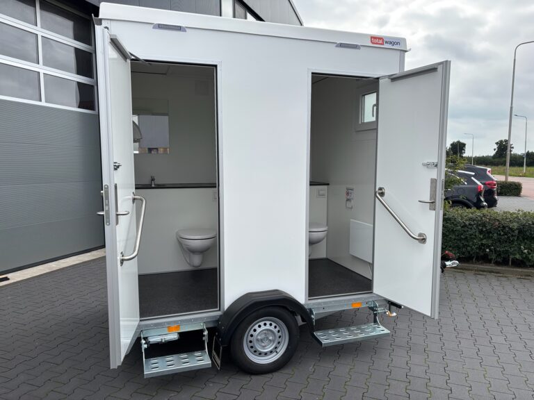 240 - EW Toiletwagen 1-1-1 met vermalers - Luxe model