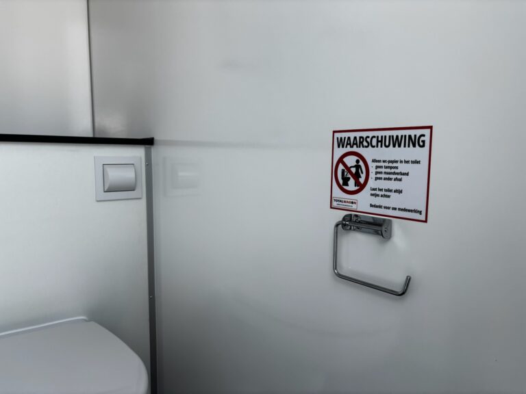 Toiletwagen 1-1-1 met vermaler